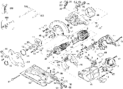 Exploded Diagram A Diagram and Parts List for 3057-04 Type 1 Black and Decker Circular Saw